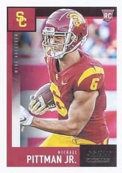 2020 Score Base Set Michael Pittman Jr. #437 card