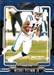 2021 Panini Playbook Base Set Michael Pittman Jr #40 card