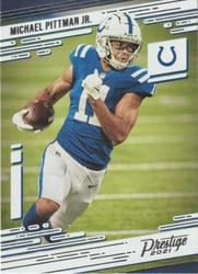 2021 Panini Prestige Base Set Michael Pittman Jr. #82 card
