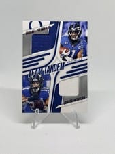 2025 Panini Absolute Team Tandem Materials Michael Pittman Jr. / Jonathan Taylor #TTM-IND card