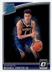 2018-19 Donruss Optic Base Set Michael Porter Jr. #182 card