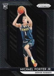 2018-19 Panini Prizm Base Set Michael Porter Jr. #32 card