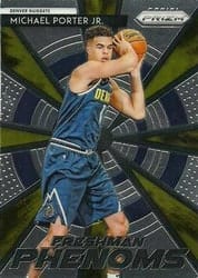 2018-19 Panini Prizm Freshman Phenoms Michael Porter Jr. #12 card