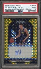2018 Panini Prizm Mosaic Autographs Michael Porter Jr #MO-MP card