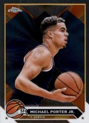 2023-24 Topps Chrome Base Set Michael Porter Jr. #137 card