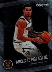 2024-25 Panini Prizm Black Base Set Michael Porter Jr. #40 card