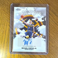 2025-26 Topps Chrome Sky Write Signatures Michael Porter Jr. #SWS-MPJ card