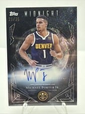 2025-26 Topps Midnight Midnight Sun Signatures Michael Porter Jr. #MS-MP card