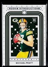 2024 Panini Photogenic Rookie Introductions Michael Pratt #6 card
