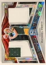 2024 Panini Spectra Rising Rookie Materials Michael Pratt #RRM-MPT card