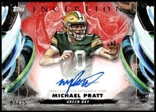 2024 Topps Inception Rookie Autograph Variations Michael Pratt #RAV-MP card
