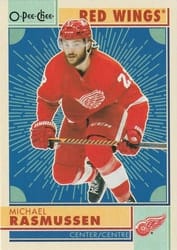 2022-23 O-Pee-Chee Retro Michael Rasmussen #385 card