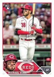 2023 Topps Base Set Michael Siani #654 card