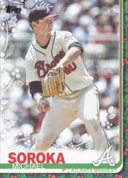 2019 Topps Holiday Base Set Michael Soroka #HW156 card