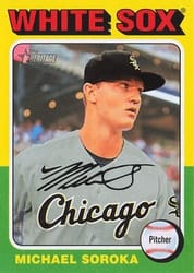 2024 Topps Heritage Base Set Michael Soroka #69 card