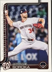 2025 Topps Update Base Set Michael Soroka #US347 card