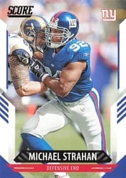 2021 Score Base Set Michael Strahan #61 card