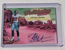 2022 Panini Luminance Trailblazing Autographs Michael Strahan #TBA-MST card