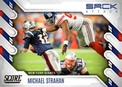 2022 Score Sack Attack Michael Strahan #SA-MS card