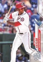 2020 Topps Base Set Michael Taylor #581 card