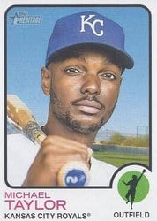2022 Topps Heritage Base Set Michael Taylor #272 card
