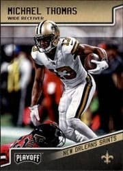 2018 Panini Playoff Base Set Michael Thomas #134 card