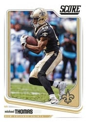 2018 Score Base Set Michael Thomas #218 card