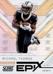 2019 Score Epix Game Michael Thomas #EG-5 card