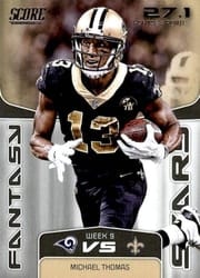 2019 Score Fantasy Stars Michael Thomas #FS-16 card