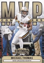 2020 Panini Contenders MVP Contenders Michael Thomas #MC-MT card