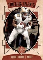 2020 Panini Legacy Timeless Talents Michael Thomas #TT-MT card