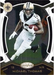 2021 Panini Certified Base Set Michael Thomas #82 card