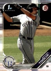 2019 Bowman Draft Base Set Michael Toglia #BD-64 card