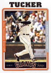 2005 Topps Base Set Michael Tucker #14 card