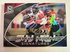 2022 Panini Spectra Sky High Signatures Michael Vick #SKS-MVI card
