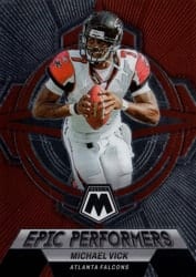 2023 Panini Mosaic Epic Performers Michael Vick #EP-MV card