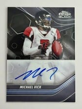 2023 Topps Composite Topps Chrome Black Autographs Set Michael Vick #TCBA-MV card