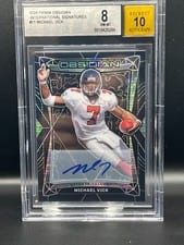 2024 Panini Obsidian Base International Signatures Michael Vick #11 card
