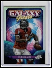 2024 Topps Chrome Cosmic Galaxy Greats Michael Vick #GG-2 card