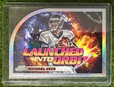 2024 Topps Chrome Cosmic Launched Into Orbit Michael Vick #LIO-14 card
