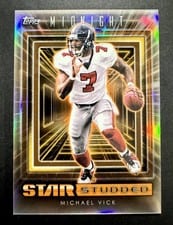2024 Topps Midnight Star Studded Michael Vick #SS-23 card