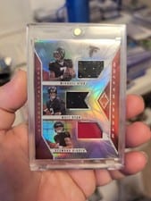 2022 Panini Phoenix Regeneration Michael Vick / Desmond Ridder / Matt Ryan #REGEN-2 card