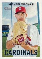 2016 Topps Heritage Base Set Michael Wacha #210b card