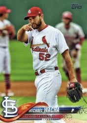 2018 Topps Base Set Michael Wacha #51 card