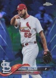 2018 Topps Chrome Sapphire Edition Base Set Michael Wacha #51 card