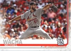 2019 Topps Base Set Michael Wacha #541 card
