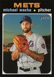 2020 Topps Heritage Base Set Michael Wacha #536 card