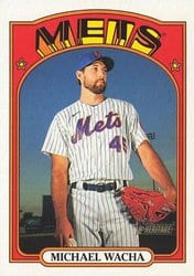 2021 Topps Heritage Base Set Michael Wacha #344 card