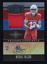 2023 Panini Legacy Futures Patch Autographs Silver Michael Wilson #FAPS-29 card