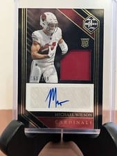 2023 Panini Limited Rookie Patch Autographs Michael Wilson #126 card